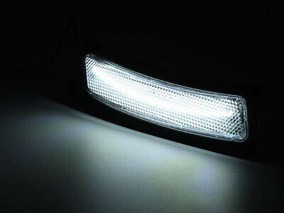 Kit Freccia Laterale a Led Side Marker Lente Trasparente Luce Bianco Per Se