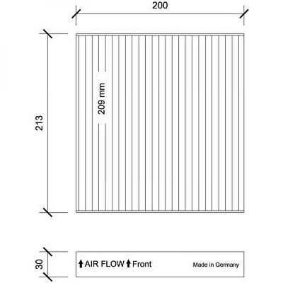 Filtro abitacolo antipolline TRANSIT Tourneo