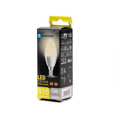 Lampada Led E14 C37 10W 935LM 4000K 37X110mm <ul><li><strong>Lampada
