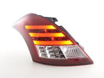Coppia Fari Fanali Posteriori Tuning LED LTI Swift Sport 11-13 rosso/chia