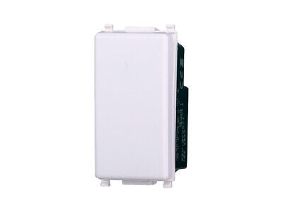 ETTROIT Invertitore 1P 16A Unipolare Colore BIANCO Compatibile Con Vimar Plana