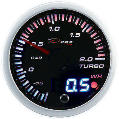 Calibrador de Presión Herramienta 60mm Depo Turbo -1 + 2 BAR Alarma / Pico
