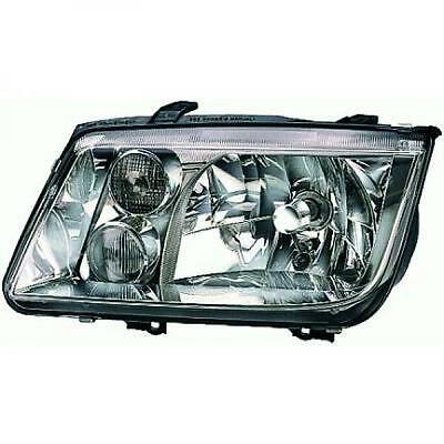 Faro fanale anteriore Destro BORA 98-05 TYC H4+H3 con fendinebbia per reg el