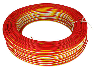 100 Metri Cavo Filo Elettrico Piattina Tri Polare 3X0,25 mmq di Prolunga Per