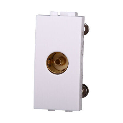 ETTROIT Connettore Presa TV Terminale Femmina Colore BIANCO Compatibile Con