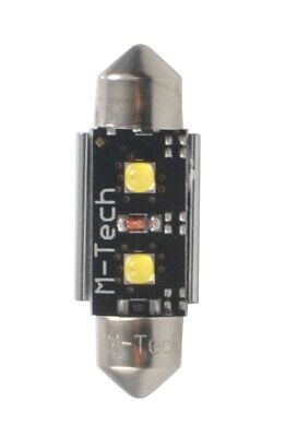 Blister 2x LED L814W C5W 41mm 2xHP 12V bianco