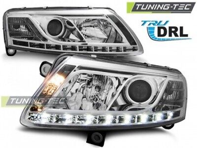 Faro Fanale Tuning  A6 C6 04.04-08 Cromato H7