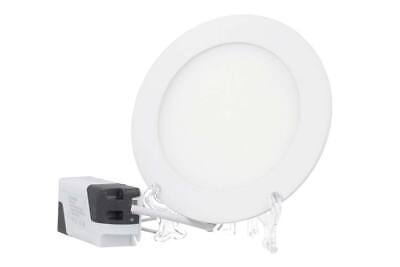 Faretto Pannello Led Da Incasso Rotondo 6W Bianco Neutro Diametro 120mm