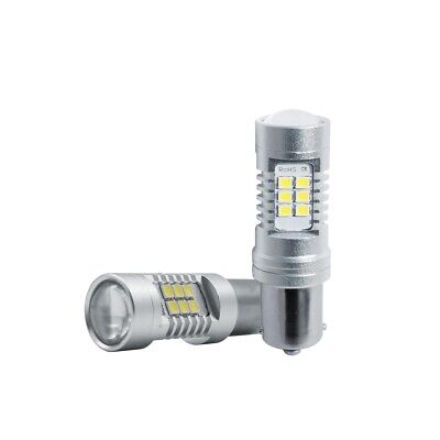 Ba15s canbus no polarity 21 led SMD 2385 2 pezzi 1156 monofilamento 430 lm