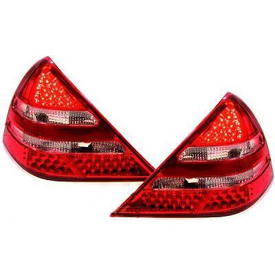 Coppia fari fanali posteriori TUNING SLK R170 96-04 LED ROSSO/BIANCO