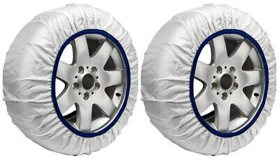 Calze Da Neve per Auto Omologate EN 16662-1 Modello Bianco Standard Misura M