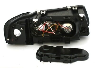 Coppia Fari Fanali Anteriori Tuning A3 (8L) Nero (solo facelift) 2000-2003