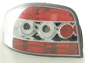 Coppia Fari Fanali Posteriori Tuning A3 (8P) 03- cromato