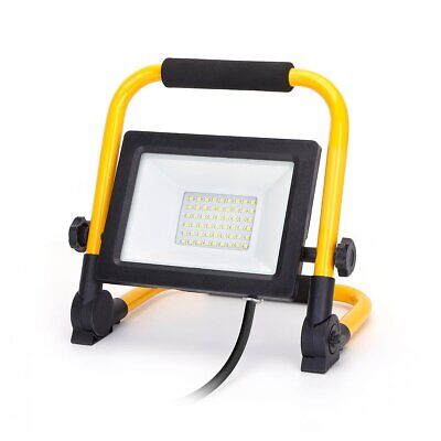 Faretto Led Portatile da Lavoro 30W Fredda 6500K 2800 Lumens IP65 Impermeabile