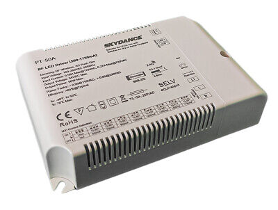 Led Driver CC Dimmerabile 50W Pulsante + RF Corrente Costante Modulare 500mA