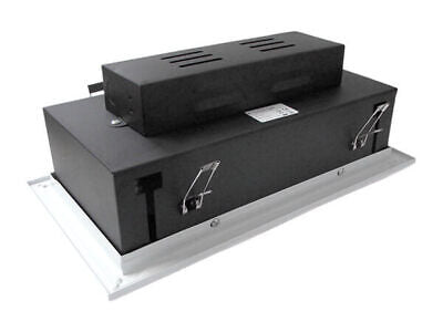 Carcassa Plafoniera Da Incasso Orientabile Rettangolare Per 2 Posti Lampade Led