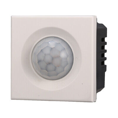 ETTROIT Sensore Movimento PIR Timer 2P 2M Colore Bianco Compatibile Con Bticino