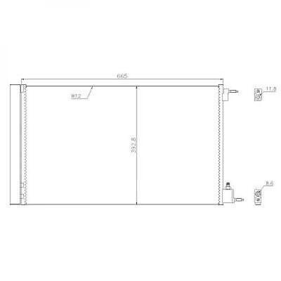 Condensatore clima INSIGNIA 07/2008 9-5 05/10 - 01/12 39025498