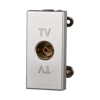 ETTROIT Connettore Presa TV Femmina Colore Grigio Compatibile Con Bticino