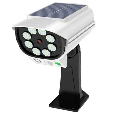 Lampada Led Con Pannello Solare e Sensore Movimento 15W 500lm 6500K Forma di