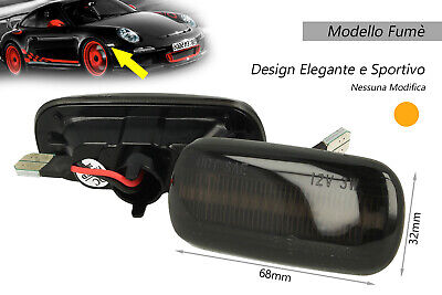 Kit Freccia Laterale a Led Side Marker Dinamica Lente Fume A3 S3 A4 S4 RS4