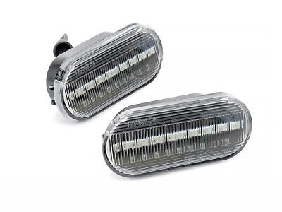 Kit Freccia Laterale a Led Side Marker Lente Trasparente Luce Arancione PerG