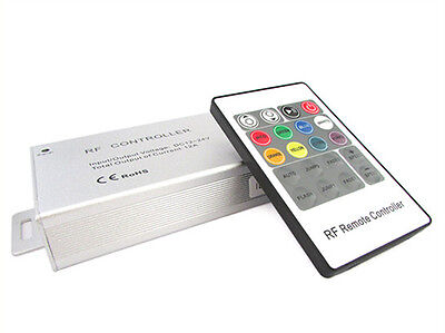 Centralina RGB Controller Telecomando RF Remote Wireless Con 20 Tasti Per Bobina