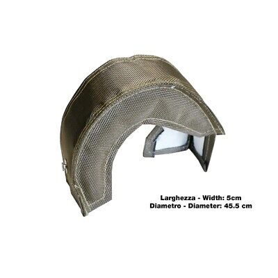 Coperta per turbina in fibra di titanio T25 Resiste al calore fino a 1200°C