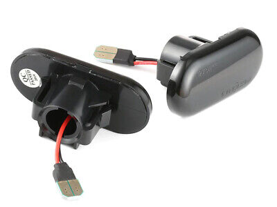 Kit Freccia Laterale a Led Side Marker Dinamica Lente Fume Navara D40 Qashqai M