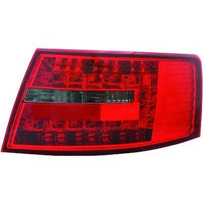 Coppia fari fanali posteriori TUNING A6 04-08 solo berlina rosso nero LED