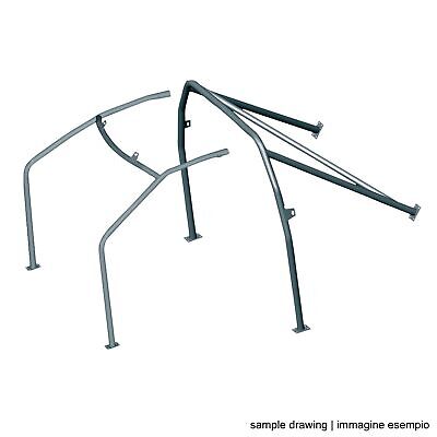 AA/102/160 Posteriore con diagonale smontabile a norme FIA ​​in acciaio FE45