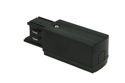 Kit Connettore Alimentazione e Terminale Chiusura Colore Nero Per Binario Guida