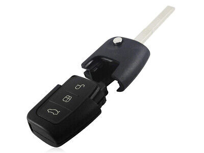 Guscio Chiave Telecomando con 3 Tasti Pieghevole Senza Elettronica Transponder
