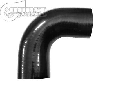 Gomito Curva in silicone 90 gradi. 8mm. nero