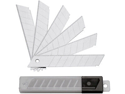 10 Pezzi Lame Di Ricambio 18mm Per Taglierino Universale <ul><li>Lame