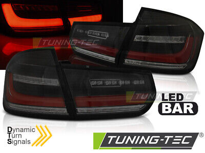LED BAR SEQ TAIL LIGHTS BLACK SMOKE fits F30 11-18