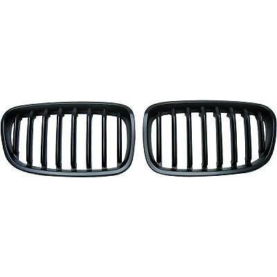 Coppia Set griglie calandra mascherine frontale Serie1 F20 2011> nero opaco