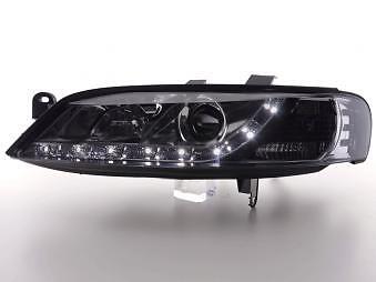 Coppia Fari Fanali Anteriori Tuning Dayline Luci Diurne Vectra B 96-99 crom