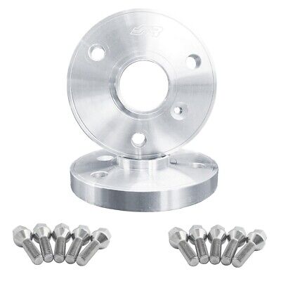 2 distanziali alluminio 18mm 3x98 mozzo 55,4 con bulloneria 106 (3