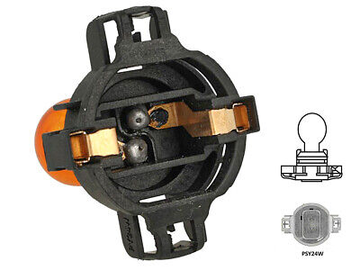 Lampada Alogena PY24W 12V 24W Arancione Amber Per Frecce Anteriore R8