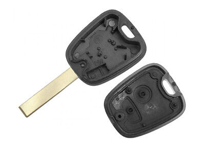 Guscio Chiave Telecomando 2 Tasti Con Lama HU83 Batteria Su Circuito Senza