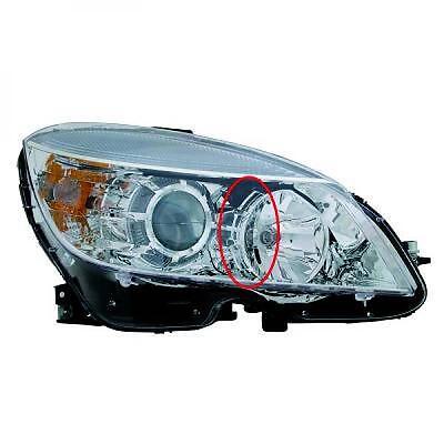Faro fanale anteriore Destro Classe C W204 10.07- BOSCH H7+H7 con motor
