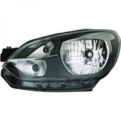 Faro fanale anteriore sinistro UP! 11-06.16 HELLA nero H4 con motorino per re