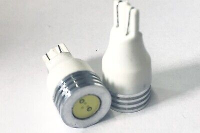 Coppia 2 Lampade Led T10 T15 Con 1 Power Colore Bianco Freddo 6000K 12V 1W <p>