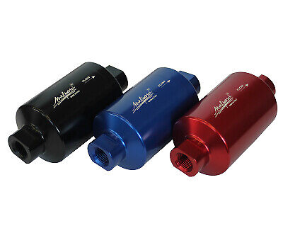 MALPASSI FILTRO IN LINEA 50mm  X 110mm   rosso \ blu  \ nero   (indicare colore)