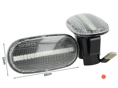Kit Freccia Laterale a Led Side Marker Dinamica Lente Trasparente Per