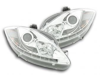 Coppia Fari Fanali Anteriori Tuning Dayline Luci Diurne Leon  1P / Altea/To