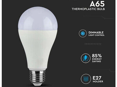 Lampada Led E27 A65 17W 1521 LM Neutro 4000K Dimmerabile Chip Samsung SKU-20189
