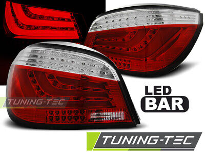 FANALI POSTERIORI LED BAR ROSSO WHIE per E60 07.03-02.07