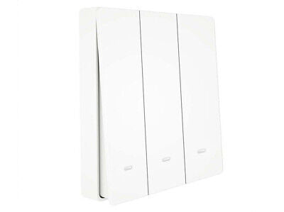 Interruttore Da Parete Wireless WiFi + RF 433 Con 3 Tasti Attacco Semplice Dove